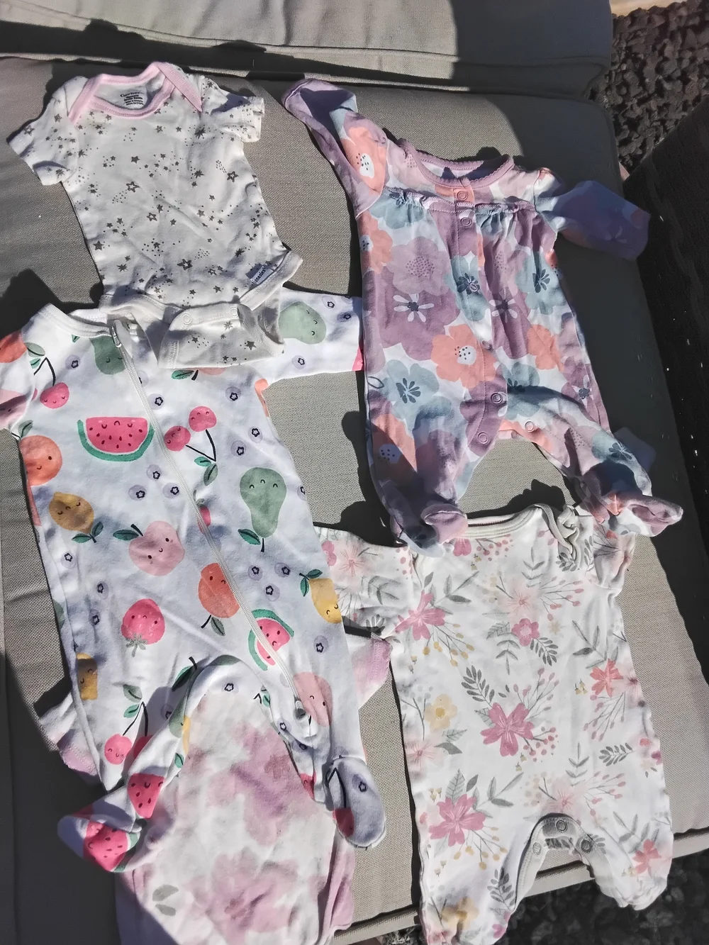 Baby Floral & Pastel New Born Bundle - Pink & White